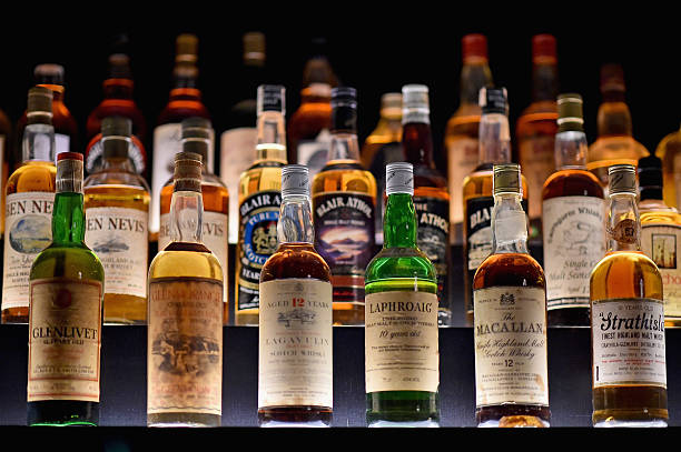 Collection of Scottish single malt whiskies