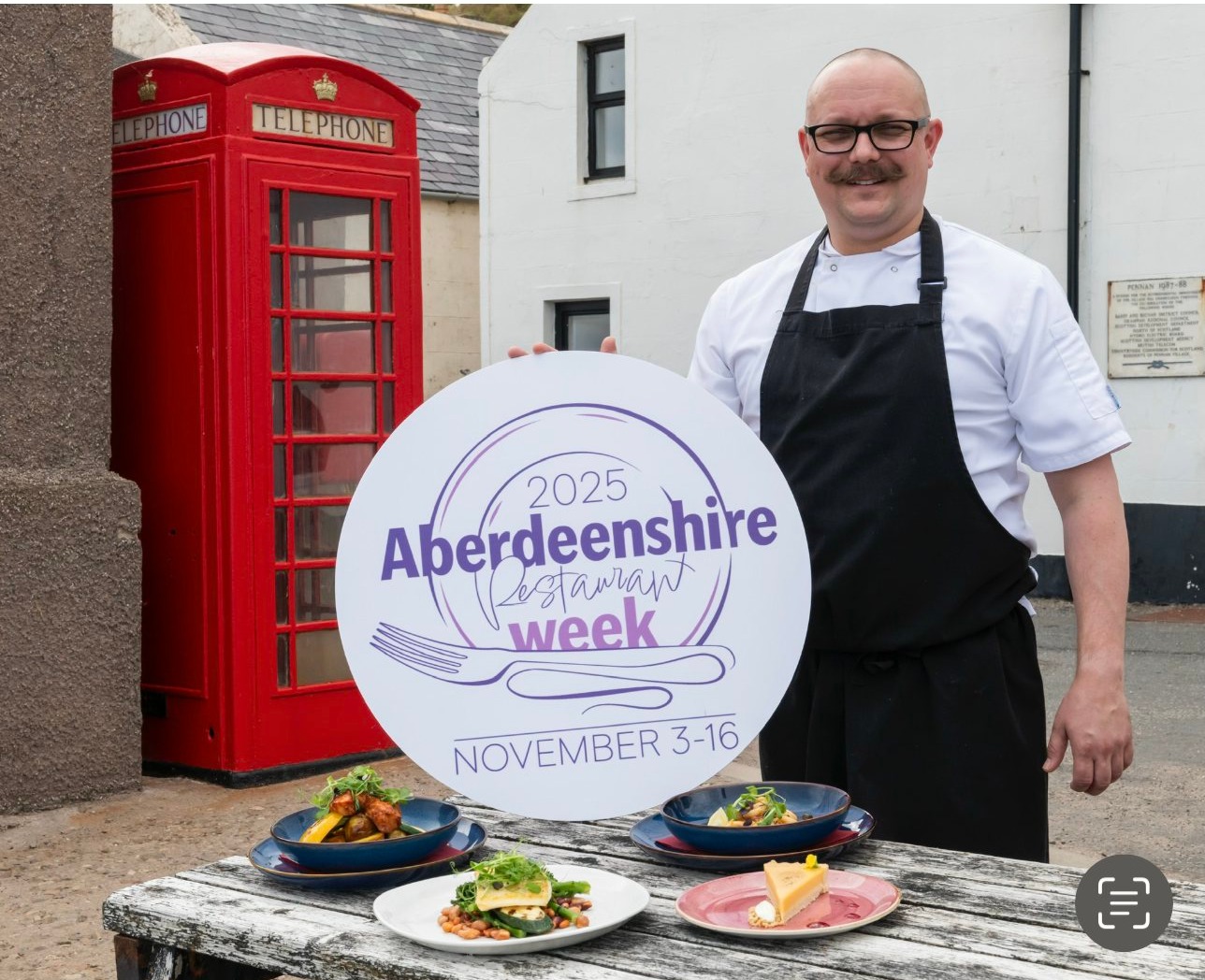 Peter Simpson, Head Chef at The Pennan Inn